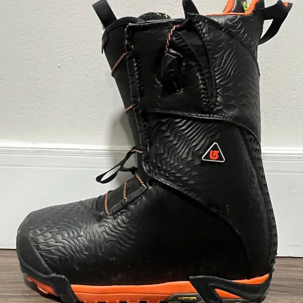 $650 Burton SLX Snowboard Boots! 8 Black Excellent Condition Top of the Line